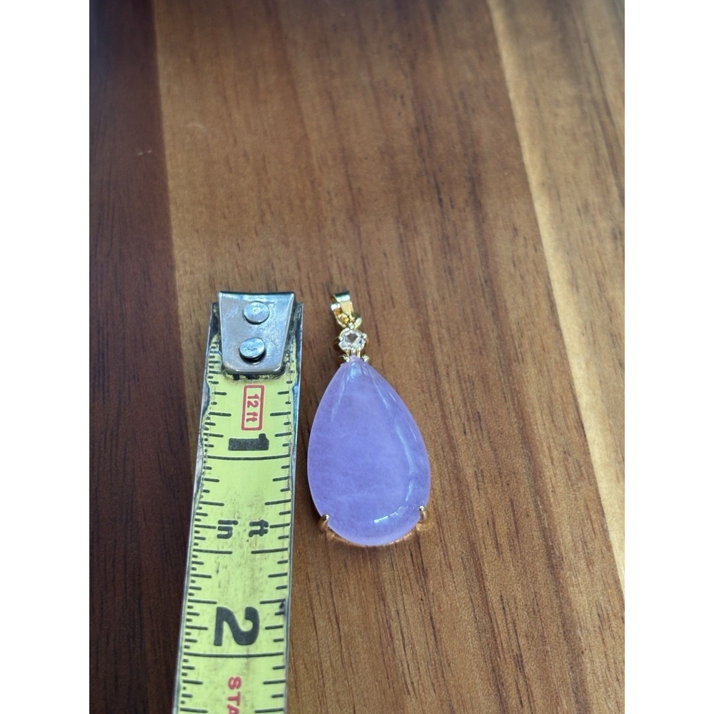 Sterling Silver Rose Quartz Pendant - Picture 7 of 7
